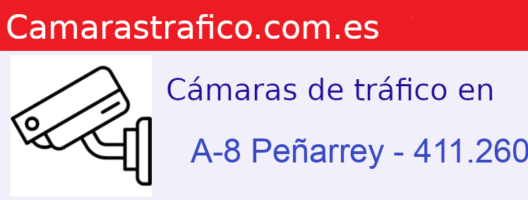 Camara trafico A-8 PK: Peñarrey - 411.260